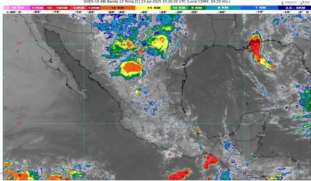 Pronostican lluvias y calor, en gran parte de México