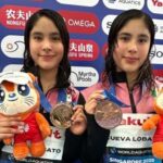 ¡Orgullo mexicano! Gemelas de 14 años ganan bronce en Mundial de deportes acuáticos