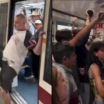 Italiano furioso agrede a grupo de jóvenes mexicanos en Metro de Roma; la respuesta de ellos se vuelve viral