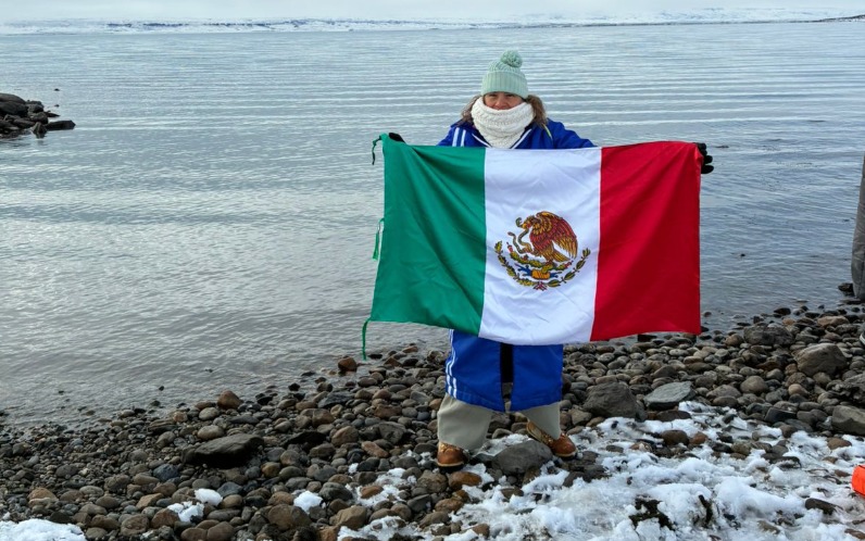 Elizabeth Hernández, la mexicana que desafía las heladas aguas del Glaciar Perito Moreno