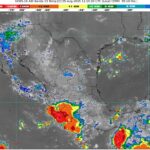La onda tropical número 20 que se desplazará sobre el sureste de México