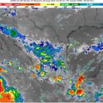 La onda tropical número 25 se desplazará sobre el sur de México