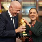 Claudia Sheinbaum se reúne con presidente de la FIFA de cara al Mundial 2026