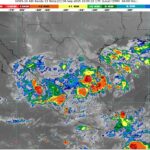 El sistema frontal número 2, estacionario, afecta al noreste de México