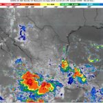 Tormenta tropical y vaguadas generan precipitaciones en gran parte del país