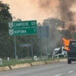 Suman 16 muertes tras choque múltiple en la carretera Mérida-Campeche