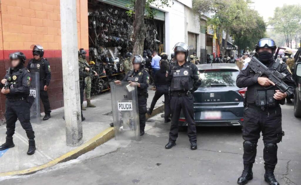 Recuperan 13 mil toneladas de autopartes en CDMX y Edomex