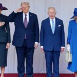 Entre protestas antiTrump, el rey Carlos III recibe al presidente de Estados Unidos en el castillo de Windsor