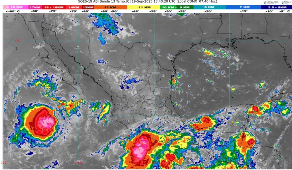 Lluvias intensas afectan diversas regiones del país