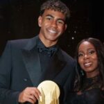 Madre de Lamine Yamal causa polémica al vender entradas para cenar con ella