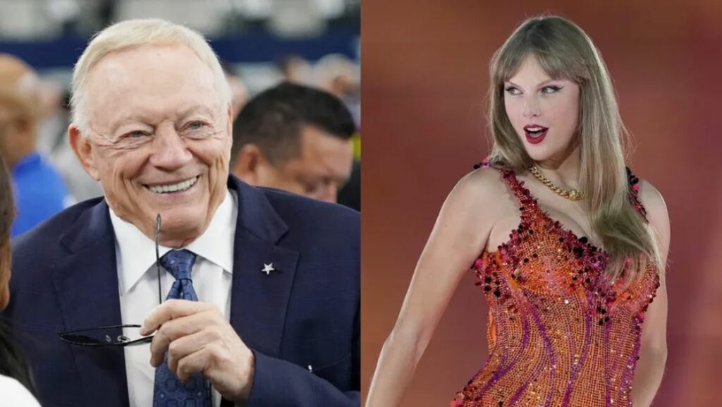 Jerry Jones se declara el fan ‘más grande’ de Taylor Swift y la invita al partido Chiefs vs Cowboys en Dallas