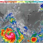 Huracán Priscila se ubica al sur de Jalisco