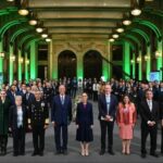 Claudia Sheinbaum se reúne con empresarios y miembros del Foro Económico Mundial