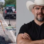 Influencer ‘El Potro’ tapa bache por el que mataron al heladero Don Nico mientras transmitía en Facebook