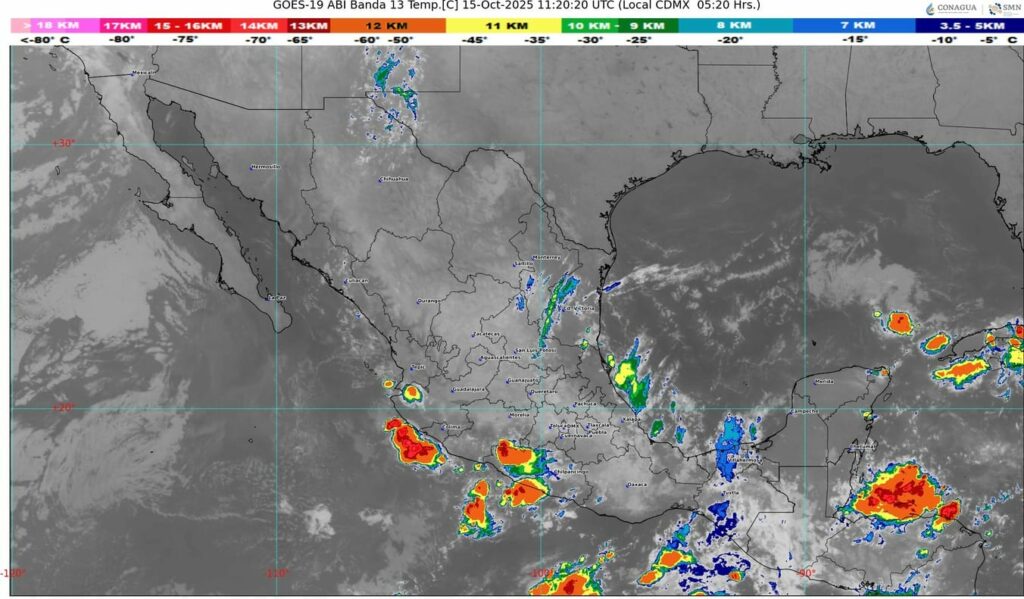 El frente frío número 7 se desplazará sobre el noroeste de México
