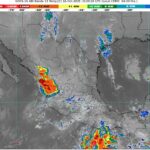 El sistema frontal 7 se extenderá con características de estacionario en el norte de México