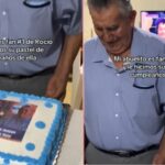Abuelito celebra su cumpleaños con temática del programa de Rocío Sánchez Azuara y se vuelve viral