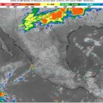 Onda tropical y frente frío afectarán al territorio nacional