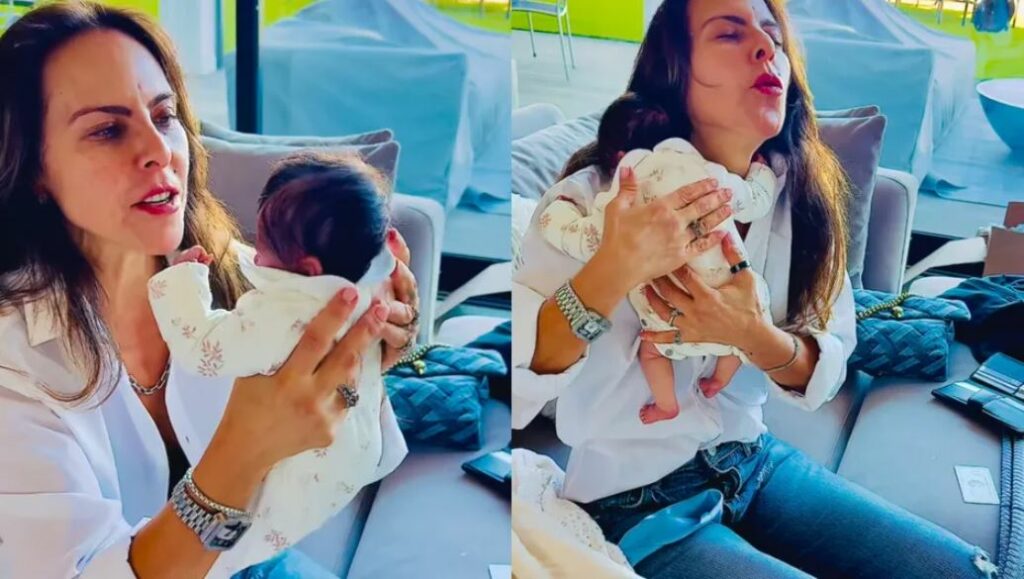 Kate del Castillo adopta un bebé reborn llamado Lupita y enciende conversación en redes