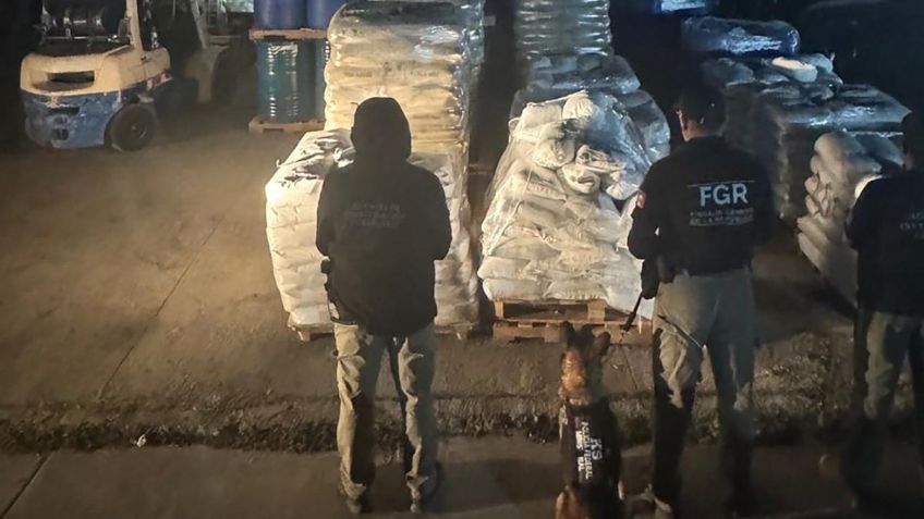 Aseguran más de 13 toneladas y 13 mil 400 litros de precursores químicos en carretera de Durango