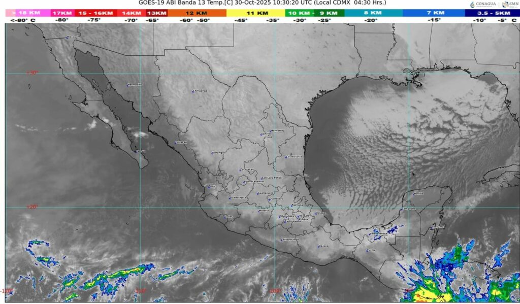 Prevalecerá el evento de “Norte”, informa el Servicio Meteorológico Nacional