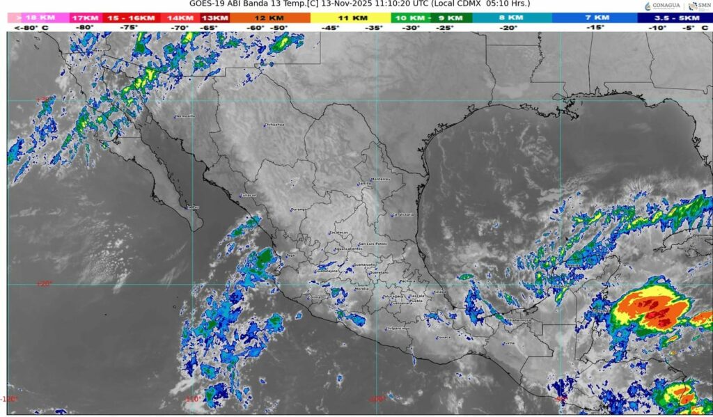 Se aproxima un nuevo frente frío al noroeste del país