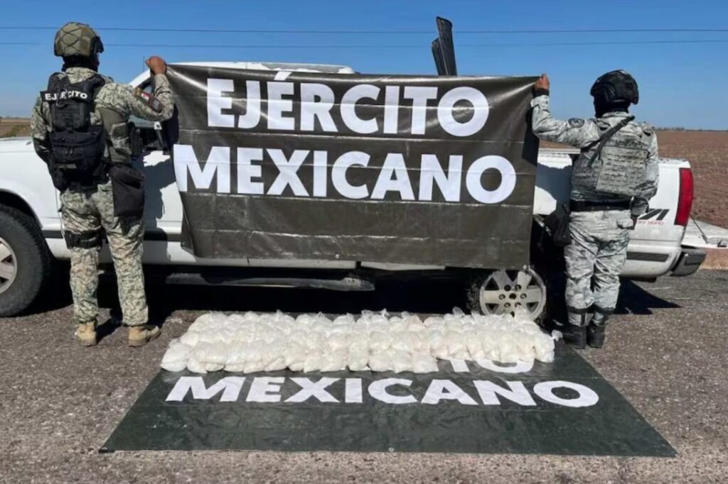 Aseguran cargamento de 200 kilos de metanfetamina, en Sonora