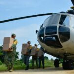 Entregan más de 100 mil despensas a damnificados por lluvias en la Sierra y Huasteca de Hidalgo