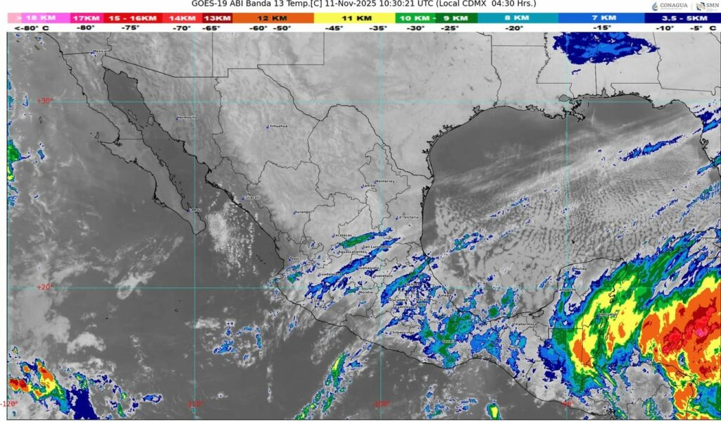 El frente frío número 13 mantendrá ambiente frío a muy frío en regiones de México