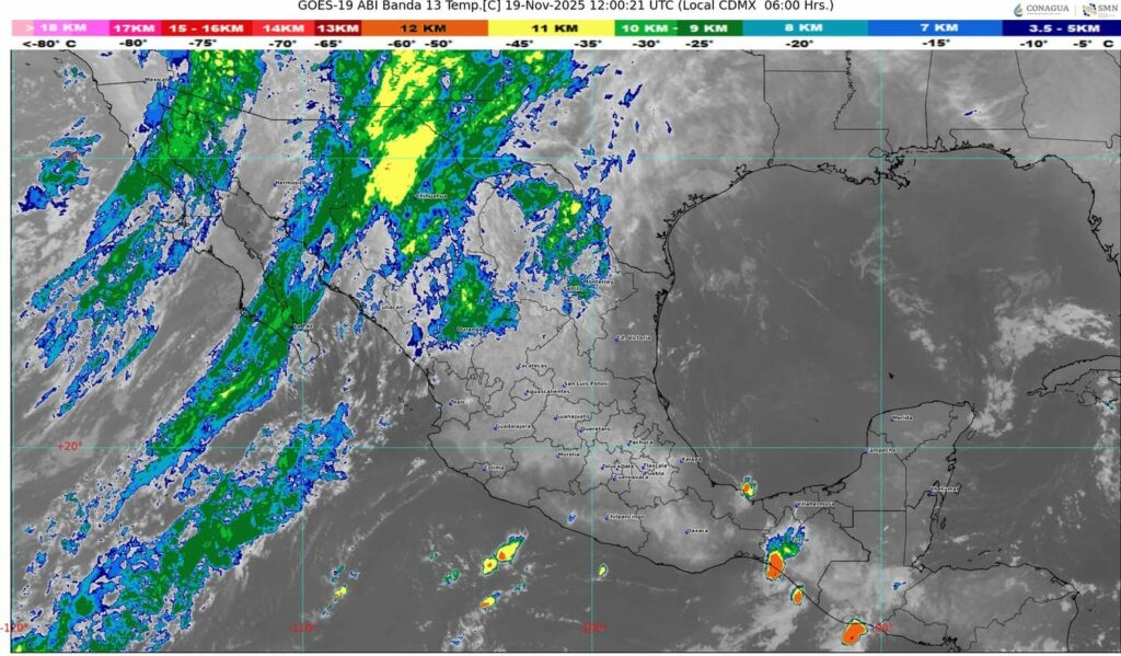 El frente frío número 15 recorrerá el noroeste y norte de México