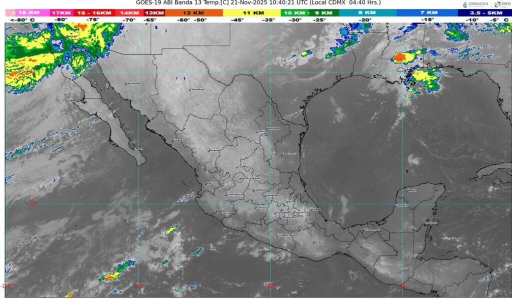 El frente frío 16 dará origen a la primera tormenta invernal
