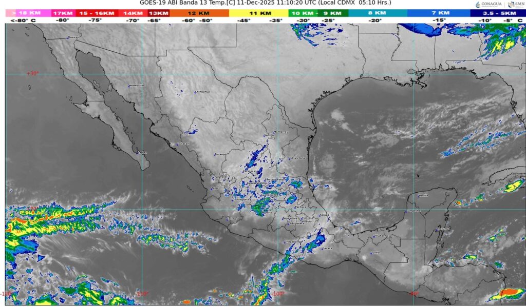 El frente frío número 20 se extenderá sobre el noreste de México