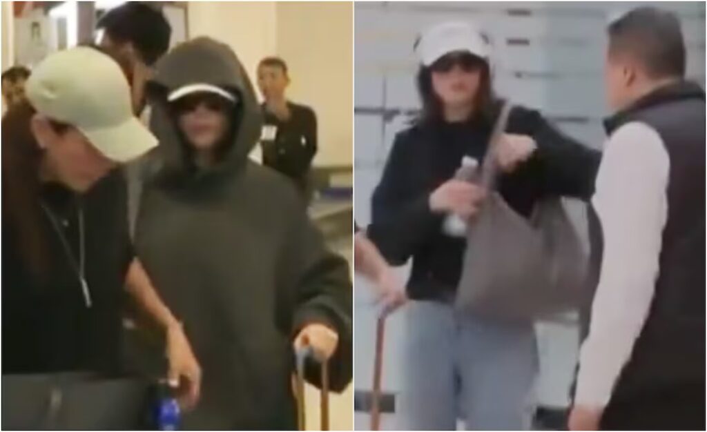 Fátima Bosch regresa a México, con capucha y lentes oscuros; la Miss Universo trata de pasar desapercibida