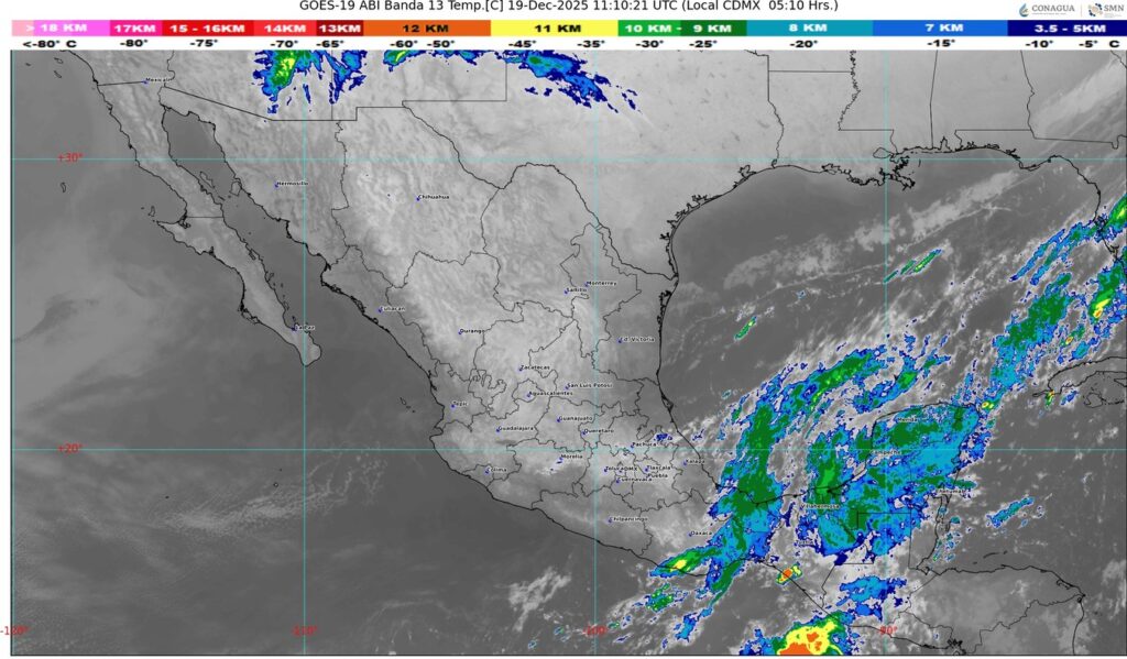 El sistema frontal número 22 se extenderá sobre México