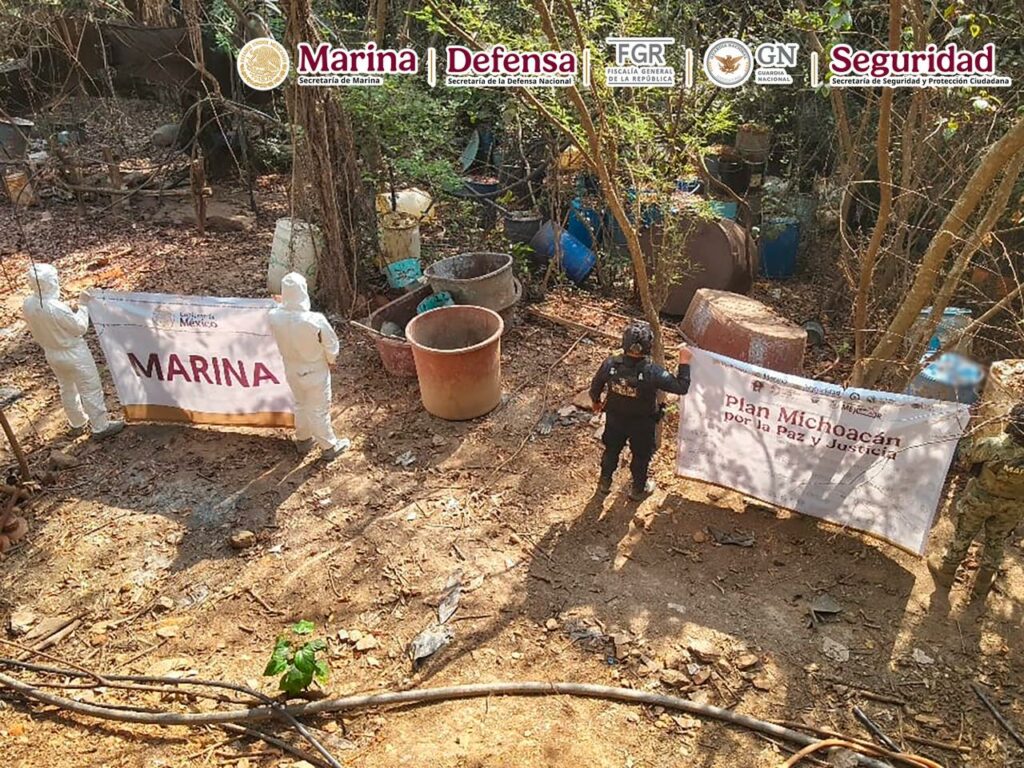 Desmantelan laboratorios clandestinos en Durango, Sinaloa y Michoacán