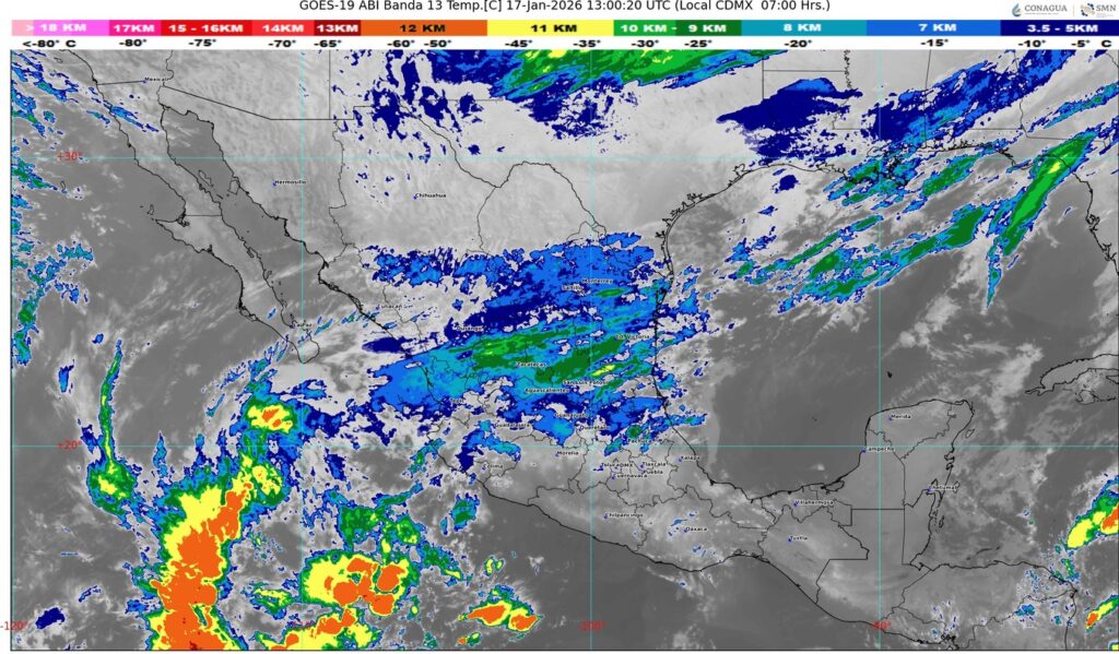 Frente Frío 29 desata lluvias intensas, descenso de temperatura y evento de Norte en gran parte del país