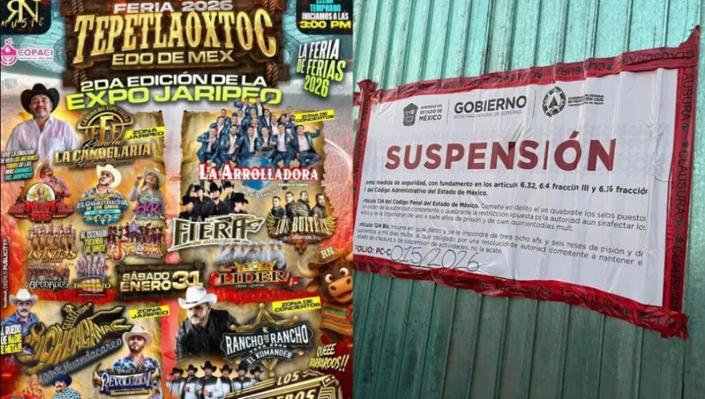 Suspenden Expo Jaripeo Tepetlaoxtoc 2026 por falta de permisos