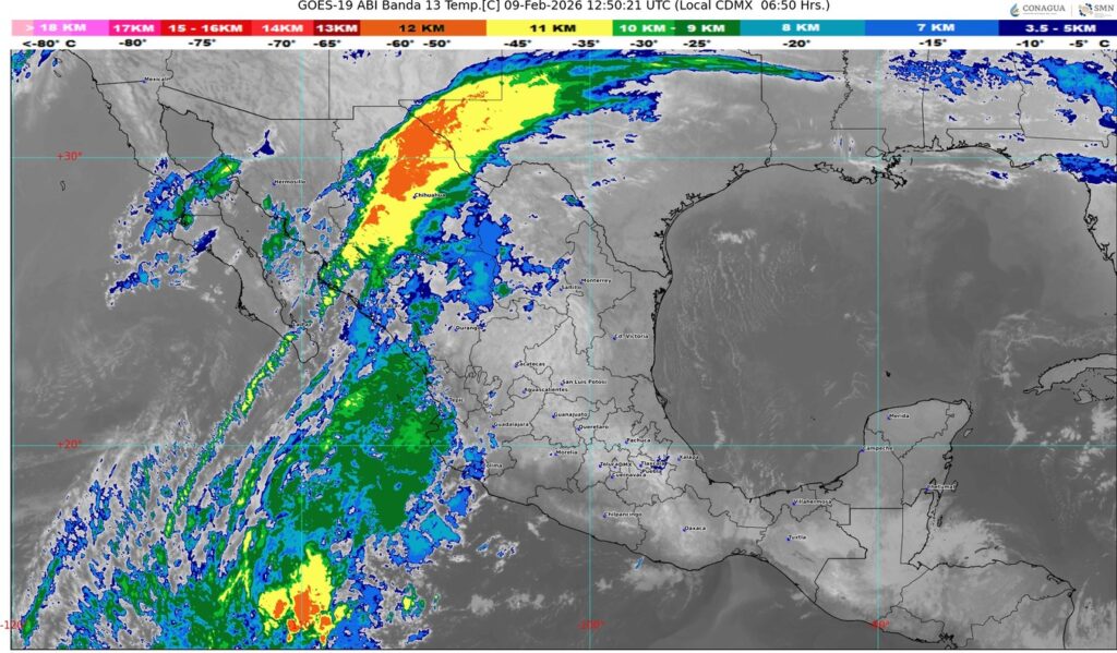 Lluvias fuertes y vientos intensos impactarán gran parte del país