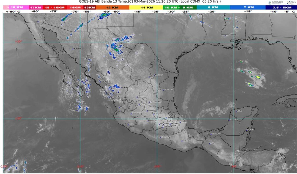 El sistema frontal número 38 generará fuertes vientos en el norte y noroeste