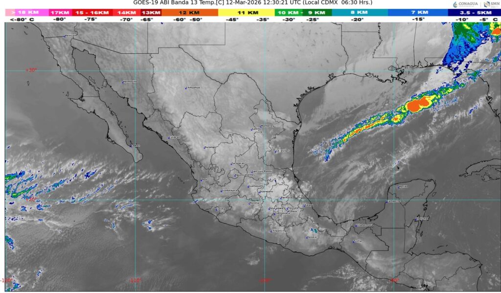 Frente frío número 40 genera evento de “Norte” de muy fuerte a intenso