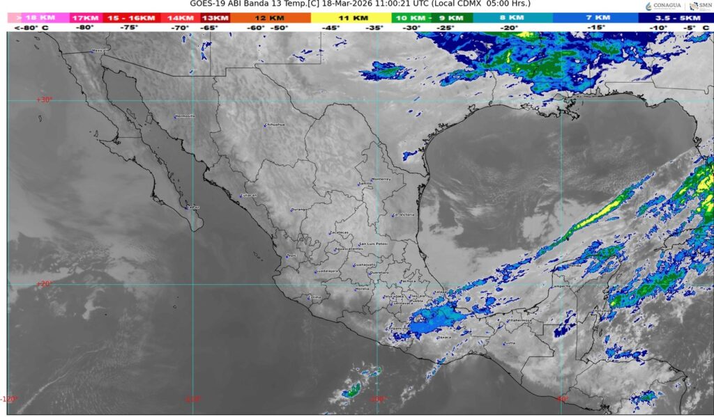 El frente número 41 sobre el mar Caribe, deja de afectar a la República Mexicana