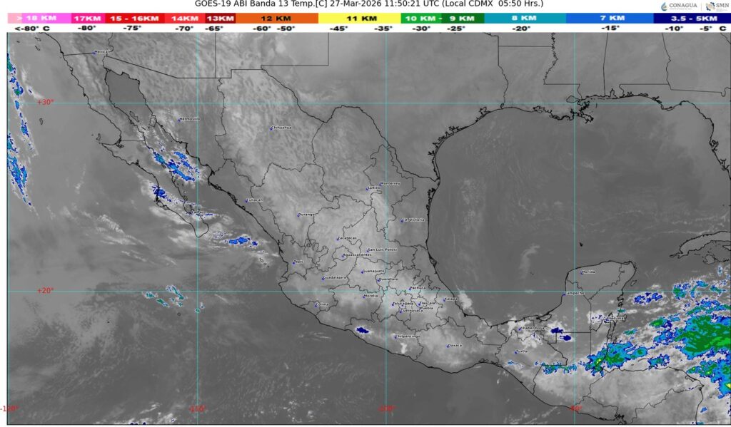 Ingresa el frente frío número 42 al norte de México
