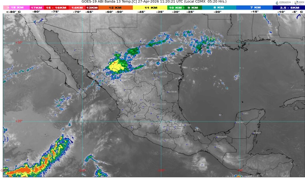 Onda de calor sigue en México; en contraste, el frente frío número 47 recorrerá el norte