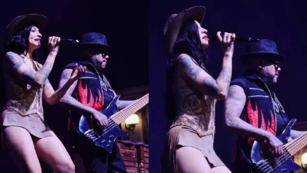 Cazzu y A.B. Quintanilla, hermano de Selena, rinden homenaje en vivo a la reina del Tex-Mex