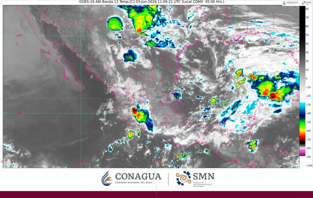 La onda tropical número 4 que se desplazará sobre el sureste del país