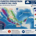 Lluvias fuertes persistirán en gran parte del país; vigilan posible ciclón en el Pacífico