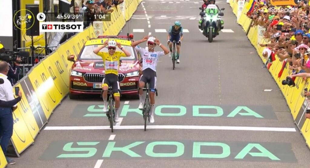 Isaac del Toro amarra de forma virtual el tercer lugar en el Tour de Francia 2026