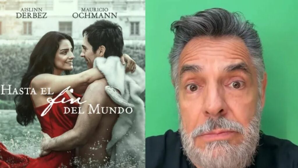 Eugenio Derbez reacciona a relación de Aislinn y Mauricio Ochmann tras el estreno de ‘Hasta el fin del mundo’: «Claro que están juntos»