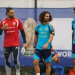 Suspenden momentáneamente último entrenamiento de España por tormenta eléctrica previo a la Final del Mundial