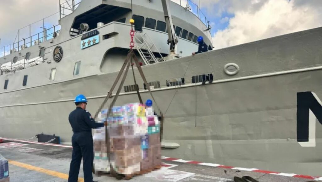 México envía más de 718 toneladas de ayuda humanitaria a Venezuela desde Veracruz